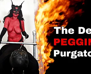 Demon Pegging Purgatory Demon Costume play Bare Gonzo Tough Pegging Restrain bondage Domination & submission Miss Raven Teaching Zero Halloween FLR