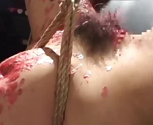 Chinese torment with cords and xxx poke