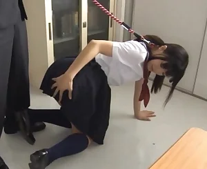 Ai Eikura in college dame uniform plowing rock hard