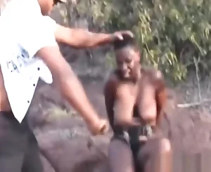 Nip Torment, Smacking And Harsh Suck off With African Biotch